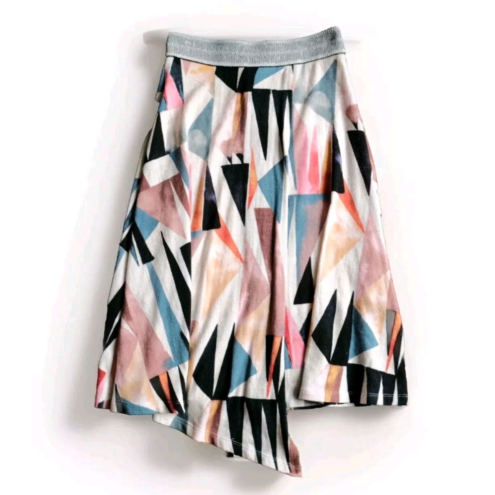 Anthropologie Vanessa Virginia Asymmetrical Midi Skirt, Size S - Picture 2 of 10